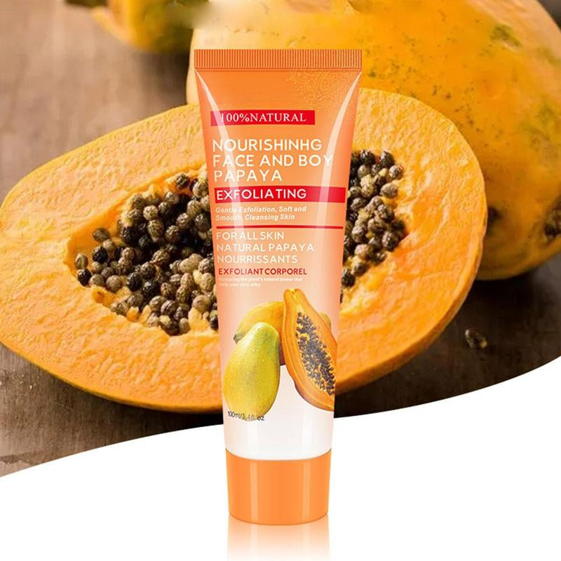 Tropical Blend: Cucumber, Coconut & Papaya Facial Scrub